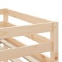 Cama alta niños con túnel madera pino blanco negro 90x200 cm de , Camas y somieres - Ref: Foro24-3283844, Precio: 209,73 €, D...