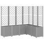 Jardinera con enrejado PP gris claro 160x120x140 cm de , Maceteros y jardineras - Ref: Foro24-367877, Precio: 223,21 €, Descu...