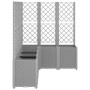Jardinera con enrejado PP gris claro 160x120x140 cm de , Maceteros y jardineras - Ref: Foro24-367877, Precio: 223,21 €, Descu...