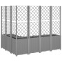 Jardinera con enrejado PP gris claro 160x120x140 cm de , Maceteros y jardineras - Ref: Foro24-367877, Precio: 223,21 €, Descu...