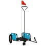 Remolque para bicicletas hierro y tela Oxford azul de , Remolques para bicicletas - Ref: Foro24-94184, Precio: 79,24 €, Descu...