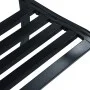 Banco de jardín acero negro 125 cm de vidaXL, Bancos de jardín - Ref: Foro24-47943, Precio: 83,68 €, Descuento: %