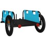 Remolque para bicicletas hierro y tela Oxford azul de , Remolques para bicicletas - Ref: Foro24-94184, Precio: 79,24 €, Descu...