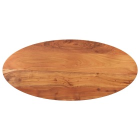 Tablero de mesa ovalado madera maciza de acacia 100x40x3,8 cm de , Tableros para mesas - Ref: Foro24-370810, Precio: 68,62 €,...