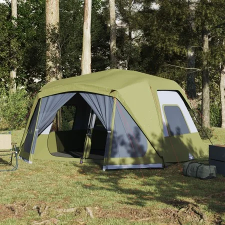 Tienda familiar 10 personas impermeable apertura rápida verde de , Tiendas de campaña - Ref: Foro24-94289, Precio: 281,06 €, ...