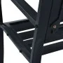 Banco de jardín acero negro 125 cm de vidaXL, Bancos de jardín - Ref: Foro24-47943, Precio: 83,68 €, Descuento: %