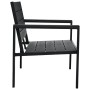 Banco de jardín HDPE negroo aspecto madera 120 cm de vidaXL, Bancos de jardín - Ref: Foro24-47878, Precio: 165,93 €, Descuent...