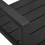 Banco de jardín HDPE negroo aspecto madera 120 cm de vidaXL, Bancos de jardín - Ref: Foro24-47878, Precio: 165,93 €, Descuent...