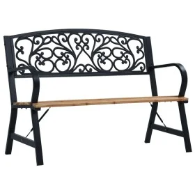 Banco de jardín de madera 120 cm de vidaXL, Bancos de jardín - Ref: Foro24-47940, Precio: 93,73 €, Descuento: %