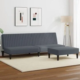 Juego de sofás 2 piezas terciopelo gris oscuro de , Sofás - Ref: Foro24-3216275, Precio: 291,66 €, Descuento: %