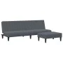 Dark gray velvet 2-piece sofa set by , Sofas - Ref: Foro24-3216275, Price: 291,66 €, Discount: %