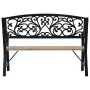 Banco de jardín de madera 120 cm de vidaXL, Bancos de jardín - Ref: Foro24-47940, Precio: 93,73 €, Descuento: %