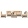 Juego de muebles de jardín 6 pzas y cojines madera maciza pino de , Conjuntos de jardín - Ref: Foro24-3250724, Precio: 573,95...
