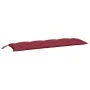 Cojines de banco de jardín 2 uds rojo tinto 150x50x7 cm de , Cojines para sillas y sofás - Ref: Foro24-361706, Precio: 47,77 ...