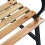 Banco de jardín de madera 120 cm de vidaXL, Bancos de jardín - Ref: Foro24-47940, Precio: 93,73 €, Descuento: %
