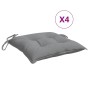 Cojines de silla de jardín 4 uds tela Oxford gris 50x50x7 cm de , Cojines para sillas y sofás - Ref: Foro24-361511, Precio: 3...