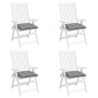 Cojines de silla de jardín 4 uds tela Oxford gris 50x50x7 cm de , Cojines para sillas y sofás - Ref: Foro24-361511, Precio: 3...