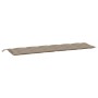 Cojín de banco de jardín tela Oxford gris taupé 200x50x7 cm de , Cojines para sillas y sofás - Ref: Foro24-361648, Precio: 43...
