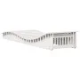 Solid white pine wood lounger 205x60x31.5 cm by , Loungers - Ref: Foro24-832574, Price: 101,39 €, Discount: %