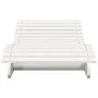 Tumbona de madera maciza de pino blanca 205x70x31,5 cm de , Tumbonas - Ref: Foro24-832581, Precio: 133,09 €, Descuento: %