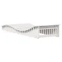Tumbona de madera maciza de pino blanca 205x70x31,5 cm de , Tumbonas - Ref: Foro24-832581, Precio: 133,09 €, Descuento: %