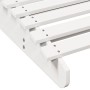 Tumbona de madera maciza de pino blanca 205x70x31,5 cm de , Tumbonas - Ref: Foro24-832581, Precio: 135,12 €, Descuento: %