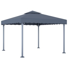 Cenador gris antracita aluminio 300x300 cm de vidaXL, Carpas y cenadores - Ref: Foro24-48059, Precio: 357,71 €, Descuento: %