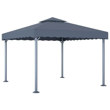 Cenador gris antracita aluminio 300x300 cm de vidaXL, Carpas y cenadores - Ref: Foro24-48059, Precio: 352,64 €, Descuento: %