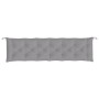 Cojín de banco de jardín tela Oxford gris 200x50x7 cm de , Cojines para sillas y sofás - Ref: Foro24-361641, Precio: 33,35 €,...