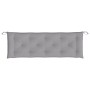 Cojín de banco de jardín tela Oxford gris 150x50x7 cm de , Cojines para sillas y sofás - Ref: Foro24-361603, Precio: 32,16 €,...