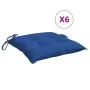 Cojines de palets de jardín 6 uds tela Oxford azul 50x50x7 cm de , Cojines para sillas y sofás - Ref: Foro24-361539, Precio: ...