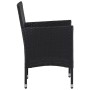 Sillas de comedor de jardín 2 unidades ratán sintético negro de , Sillas de jardín - Ref: Foro24-318495, Precio: 147,92 €, De...