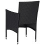 Sillas de comedor de jardín 2 unidades ratán sintético negro de , Sillas de jardín - Ref: Foro24-318495, Precio: 147,92 €, De...