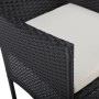 Sillas de comedor de jardín 2 unidades ratán sintético negro de , Sillas de jardín - Ref: Foro24-318495, Precio: 147,92 €, De...