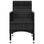Juego de comedor de jardín 9 piezas con cojines negro de , Conjuntos de jardín - Ref: Foro24-3095869, Precio: 672,01 €, Descu...