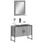 Set de muebles de baño 2 pzas madera de ingeniería gris sonoma de , Muebles de baño - Ref: Foro24-3214342, Precio: 93,63 €, D...
