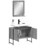 Set de muebles de baño 2 pzas madera de ingeniería gris sonoma de , Muebles de baño - Ref: Foro24-3214342, Precio: 93,63 €, D...
