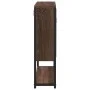 Armario con espejo baño madera marrón roble 60x16x60 cm de , Tocadores - Ref: Foro24-842425, Precio: 54,92 €, Descuento: %