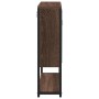 Armario con espejo baño madera marrón roble 60x16x60 cm de , Tocadores - Ref: Foro24-842425, Precio: 55,73 €, Descuento: %