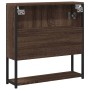 Armario con espejo baño madera marrón roble 60x16x60 cm de , Tocadores - Ref: Foro24-842425, Precio: 55,73 €, Descuento: %