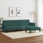 Juego de sofás 2 piezas terciopelo verde oscuro de , Sofás - Ref: Foro24-3216282, Precio: 330,71 €, Descuento: %