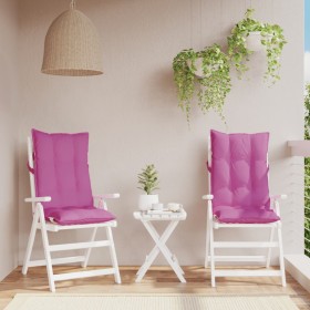 Cojines de silla con respaldo alto 2 uds tela Oxford rosa de , Cojines para sillas y sofás - Ref: Foro24-377662, Precio: 56,3...