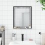 Espejo de baño con estante madera ingeniería gris Sonoma de , Tocadores - Ref: Foro24-842419, Precio: 44,72 €, Descuento: %