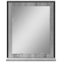 Espejo de baño con estante madera ingeniería gris Sonoma de , Tocadores - Ref: Foro24-842419, Precio: 44,72 €, Descuento: %