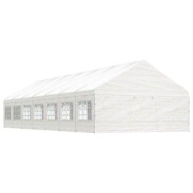 Cenador con techo polietileno blanco 15,61x5,88x3,75 m de vidaXL, Carpas y cenadores - Ref: Foro24-3155499, Precio: 1,00 €, D...
