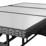 Mesa de jardín ratán sintético negro 170x80x74 cm de , Mesas de jardín - Ref: Foro24-3203730, Precio: 475,95 €, Descuento: %