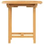 Mesa de jardín extensible madera maciza teca 110-160x80x75 cm de , Mesas de jardín - Ref: Foro24-363486, Precio: 257,66 €, De...