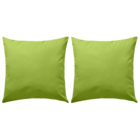 Cojines para exteriores 45x45 cm verde manzana 2 unidades de , Cojines - Ref: Foro24-132290, Precio: 42,04 €, Descuento: %