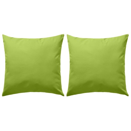 Cojines para exteriores 45x45 cm verde manzana 2 unidades de , Cojines - Ref: Foro24-132290, Precio: 42,04 €, Descuento: %