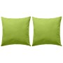 Cojines para exteriores 45x45 cm verde manzana 2 unidades de , Cojines - Ref: Foro24-132290, Precio: 42,04 €, Descuento: %